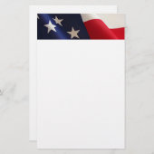 Amerikanische Flagge stationär Briefpapier (Vorne/Hinten)