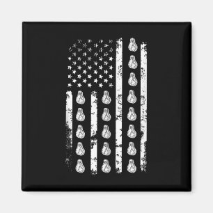 Amerikanische Flagge Steaks Essen USA Patriotismus Magnet