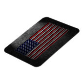 Amerikanische Flagge Steinstruktur Magnet (Linke Seite)