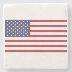 Amerikanische Flagge Steinuntersetzer
