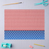 Amerikanische Flagge stilisiert Seidenpapier (Basteln)