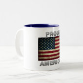 Amerikanische Flagge - stolz auf Amerika - Tasse (Vorderseite Links)