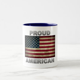 Amerikanische Flagge - stolz auf Amerika - Tasse