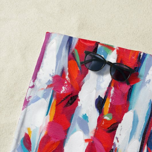 Amerikanische Flagge Strandtuch (Beispiel)