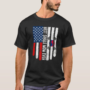 Amerikanische Flagge Südkorea Flagge Bester Single T-Shirt