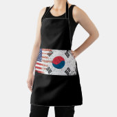 Amerikanische Flagge Südkoreas Schürze (InSitu)