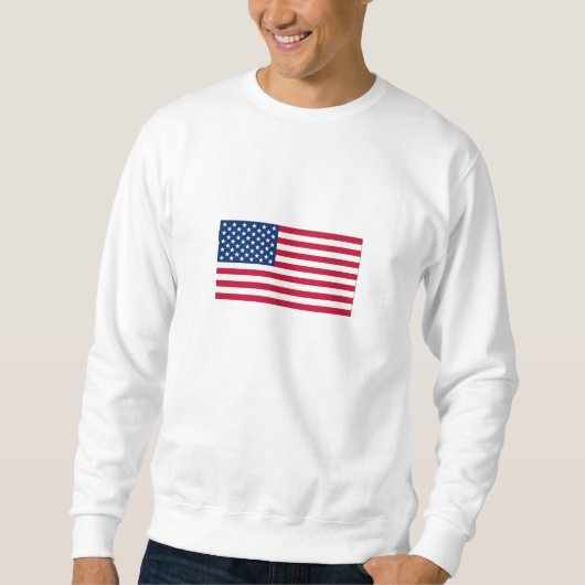Amerikanische Flagge Sweatshirt (Vorderseite)