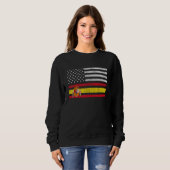 Amerikanische Flagge Sweatshirt (Vorne ganz)