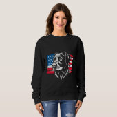 Amerikanische Flagge Sweatshirt (Vorne ganz)