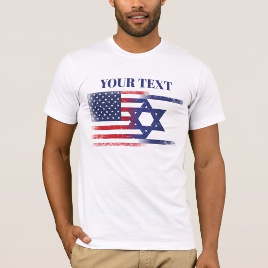 Amerikanische Flagge T-Shirt (Vorderseite)