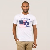 Amerikanische Flagge T-Shirt (Vorne ganz)
