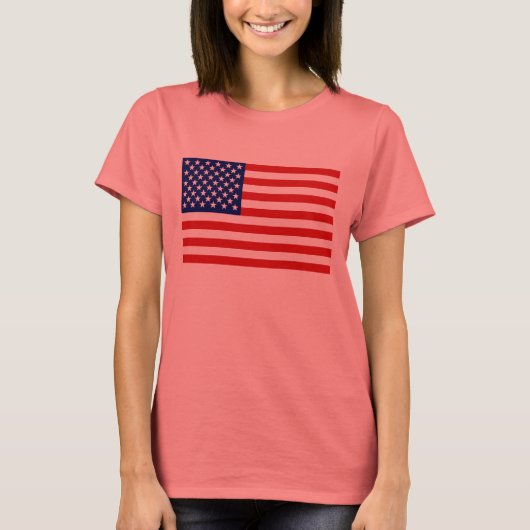 Amerikanische Flagge T-Shirt (Vorderseite)