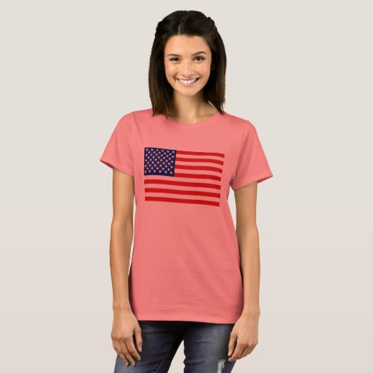 Amerikanische Flagge T-Shirt (Vorne ganz)