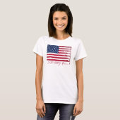 Amerikanische Flagge T-Shirt (Vorne ganz)
