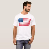 Amerikanische Flagge T-Shirt (Vorne ganz)