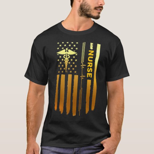Amerikanische Flagge T-Shirt (Vorderseite)