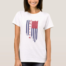 Amerikanische Flagge T-Shirt