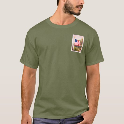 Amerikanische Flagge T-Shirt (Vorderseite)