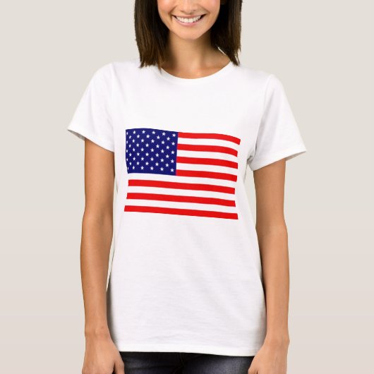Amerikanische Flagge T-Shirt (Vorderseite)