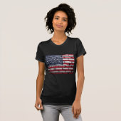 Amerikanische Flagge  T-Shirt (Vorne ganz)