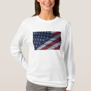 Amerikanische Flagge. T-Shirt