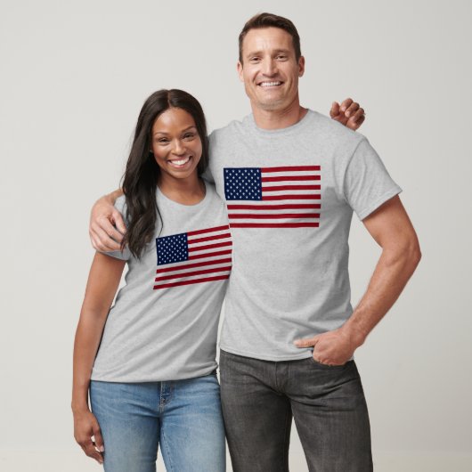 Amerikanische Flagge T-Shirt (Unisex)