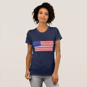 Amerikanische Flagge T-Shirt (Vorne ganz)