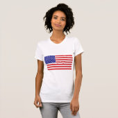 Amerikanische Flagge T-Shirt (Vorne ganz)