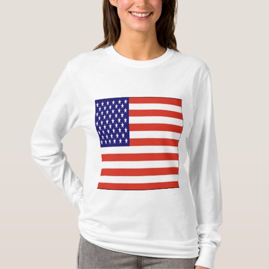 Amerikanische Flagge T-Shirt (Vorderseite)