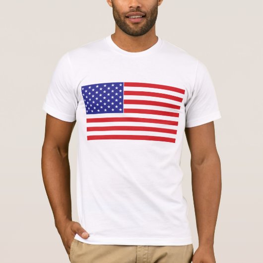Amerikanische Flagge T-Shirt (Vorderseite)
