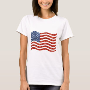 amerikanische Flagge T-Shirt