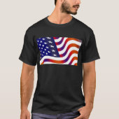 Amerikanische Flagge T-Shirt (Vorderseite)