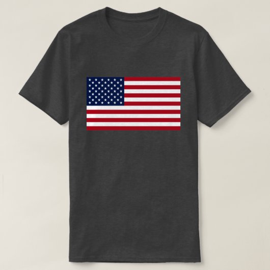 Amerikanische Flagge T-Shirt (Design vorne)