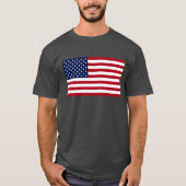 Amerikanische Flagge T-Shirt (Vorderseite)