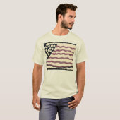 Amerikanische Flagge T-Shirt (Vorne ganz)