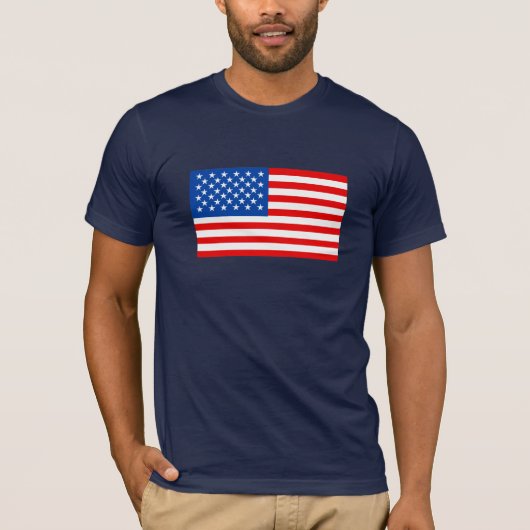 Amerikanische Flagge T-Shirt (Vorderseite)