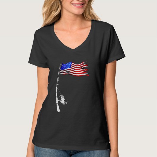 Amerikanische Flagge T-Shirt (Vorderseite)