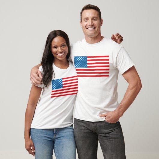 Amerikanische Flagge T-Shirt (Unisex)