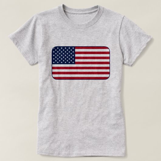 Amerikanische Flagge T-Shirt (Design vorne)