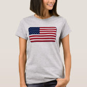 Amerikanische Flagge T-Shirt (Vorderseite)