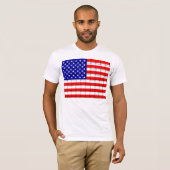 Amerikanische Flagge T-Shirt (Vorne ganz)