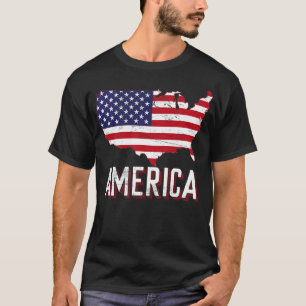 Amerikanische Flagge T-Shirt