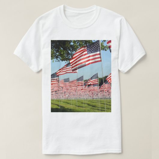 Amerikanische Flagge T-Shirt (Design vorne)
