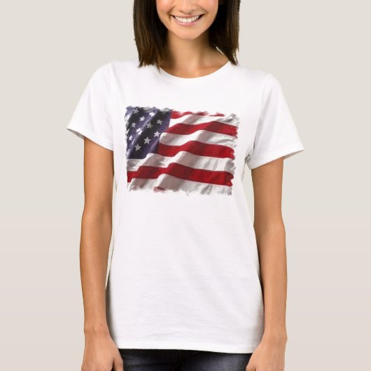 Amerikanische Flagge T-Shirt (Vorderseite)