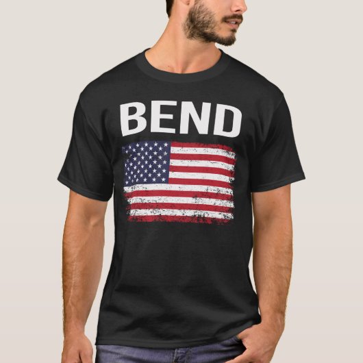 Amerikanische Flagge T-Shirt (Vorderseite)