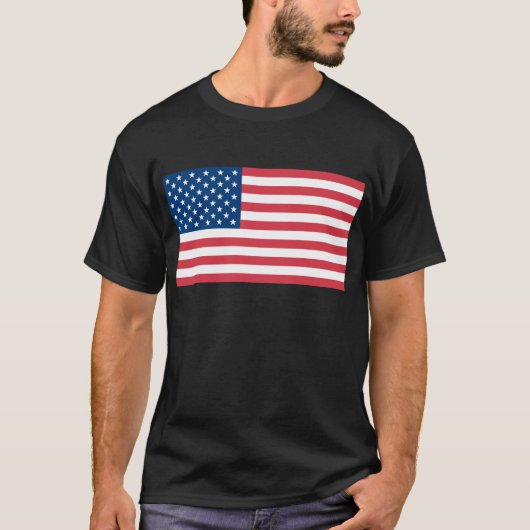 Amerikanische Flagge T-Shirt (Vorderseite)