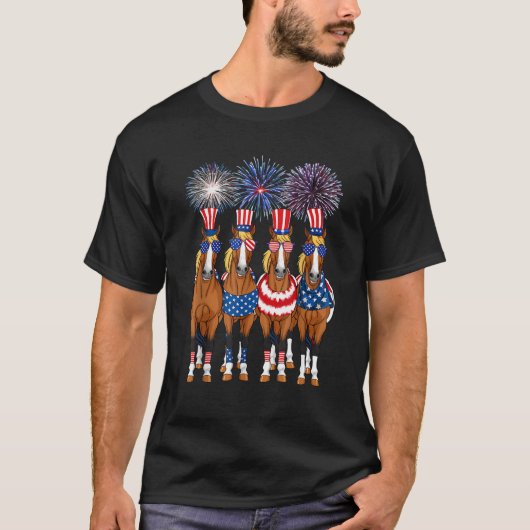 Amerikanische Flagge T-Shirt (Vorderseite)