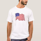 Amerikanische Flagge T-Shirt (Vorderseite)