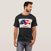 Amerikanische Flagge T-Shirt (Vorne ganz)