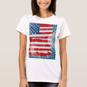 Amerikanische Flagge T-Shirt